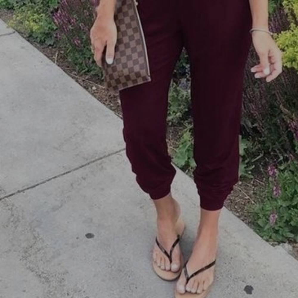 BURGUNDY ROMPER - Picture 4 of 4